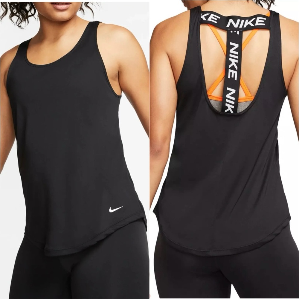 NEW! Nike Black Dri-FIT VICTORY ELASTIKA Training/Running Tank Top